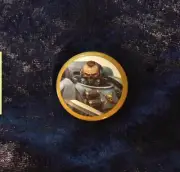 40k Kill Team Badge Games Workshop Space Wolf Gold (186)