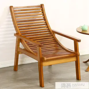 熱銷新品 竹躺椅老式竹椅子老人椅子家用靠背椅孕婦午休躺椅竹椅加寬加厚