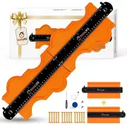 TOOLIFE Connectable Contour Gauge 10+10 Inch,Gifts for Men Husband Dad, Shape...