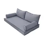 COVER ONLY STYLE 2 Mattress Pillow Daybed Porch Swing Contrast Trim Crib AD001