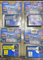 NEW Genuine Brother P-touch TZ Durable Laminated Tapes (4)