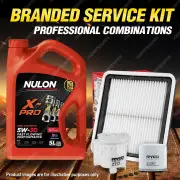Oil Air Fuel Filter 5L XPR5W30 Oil Service Kit for Subaru Outback BP9 2.5L 03-09