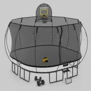 Springfree Large Square Trampoline 11 ft - Moving Accessory Bundle