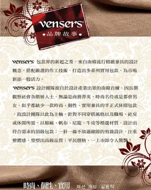 【vensers】都會風後背包(RB0792101深灰) (7.7折)