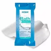 Rinse-Free Bath Wipe 1 Pack By Sage