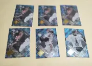 1996 Collector's Edge Advantage Foil Prizm Falcons George Metcalf Craig Heyward