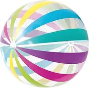 Inflatable Beach Ball | Beach Ball Balloons,Rainbow Color Water Games Outdoor Favors for Swimming Pool Easter Birthday Party Activities Outside Decorations