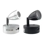 2pcs 12V LED Interior Spot Reading Lights for Camper Van Caravan and Boat