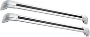 2pcs Roof Rail Rack Crossbars Cross Bars Lockable Aluminum Alloy Compatible for Range Rover Evoque 2011-2018(Black)