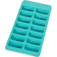 在飛比找momo購物網優惠-【LEKUE】14格金磚製冰盒 湖綠(冰塊盒 冰塊模 冰模 