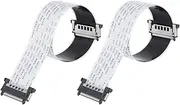 uxcell FFC FPC Cable 0.5mm Pitch 41 Pin 300mm Flexible Flat Ribbon Cables for LCD Screen,2Pcs