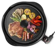 EMG1100 11" Electric Indoor Nonstick Grill Dishwasher Safe, Cool Touch, Fast ...