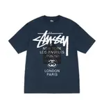 [FLOMMARKET] STUSSY X DSM WORLD TOUR TEE 城市限定 短T 深藍