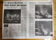 Copy - 1969 Moon Landing Article - Rochester, NY Democrat & Chronicle