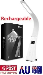 Business Touch LED Dimmable Desk Lamp With Clock Calendar Temperature