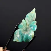 50mm Blue Andean Opal Crystal Flower, Peru g29