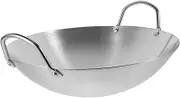 ZUNOXAZ Stainless Steel Frying Pan Heavy Duty Kitchen Wok for Cleaning for Home Chefs and Giving Induction Compatible Cooking Utensil