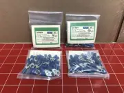 200 Pack 16-14 Gauge Vinyl Spade Fork Crimp Terminals #8 Stud Tin Copper Core UL