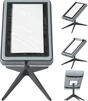 Starlink Standard Actuated Cover,with Transparent EVA Front Panel,Back Strap Buckle Design,Roll-Up Magnetic Closure & Side Zipper Access - Weatherproof Anti-Dust Case for Satellite Dish