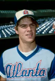 Dale Murphy Atlanta Braves looks on prior to the start of a Major- 1976 Photo