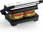Panini Grill Press, 1200 W Sandwich Maker, Panini Maker with Non-Stick Coated Ca