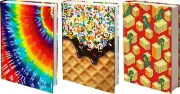 Easy Apply, Reusable Book Covers 3 Pk. Best Jumbo 9x11 Textbook Jacket for Ba...