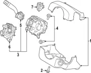 Genuine Ford Column Housing NL1Z-3F791-CB (for: Ford)