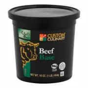 Custom Culinary Selected Beef Base, No Msg Added (1 lb. Jars, 12 Per Case)