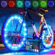 7 Colors in 1 LED Bike Wheel Lights Fun Bright Patterns Waterproof B