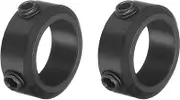 uxcell 2pcs Set-Screw Collars 14mm Bore, 1045 Steel Shaft Collars, 21mm OD, 8mm Width Axle Collar Clamp for Linear Rod Shaft Guide