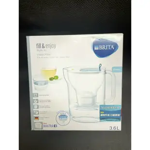 大象生活館 公司貨開發票 德國BRITA fill&enjoy Style純淨濾水壺(一壺一芯) 全效濾芯MAXTRA+