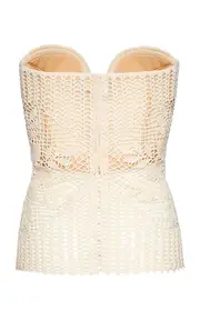 [Magda Butrym] Crocheted Corset Cotton Top
