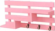 Qianly Entryway Key Holder Rack Hanger Display Holder Key Shelf Wall Organiser Rack for Home