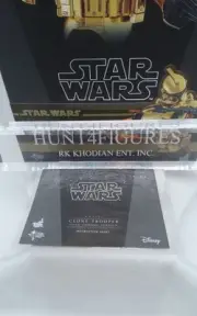 Hot Toys MMS735 STAR WARS Clone Trooper Gold Chrome 1/6 Figure Instruction Sheet