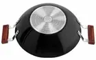 Futura Hard Anodised 2.5L Deep Wok Pan Induction Base With Lid IAD25S
