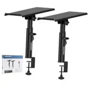 Studio Monitor Stands Pair Heavy Duty Desk Clamp Speaker Stands with