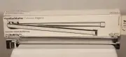 KEUCO ELEGANCE 01619010000 DOUBLE RAIL HAND TOWEL HOLDER 18" / 453 mm CHROME NIB