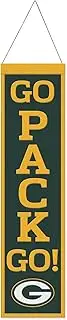 Green Bay Packers SLOGAN NFL Wool Banner 80x20cm