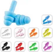 10 Pairs Of Silicone Ear Plugs For Swimming, Adults, Ear Plugs Set, Sleeping Ear Protection, Ear Plugs For Sleeping