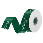 1 Inch 25 Yard Wide Satin Ribbon Grosgrain Ribbon, Just for You, Army Green