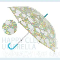 在飛比找森森購物網優惠-日本 HAPPY CLEAR UMBRELLA RAINBO