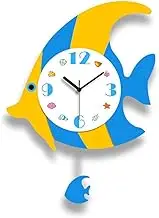 Cartoon Wall Clock Children's Room Bedroom Mute Clock Classroom Wall Hanging Table Living Room Cute Decorative