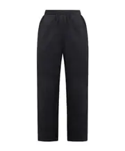 Balenciaga Drawstring Straight Leg Pants XS black
