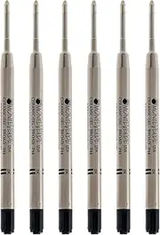 [Monteverde] Broad Gel Ballpoint Refill for Parker Gel Ballpoint Pens, 6/Pack, Black (P443BK)