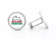 SOUTH SYDNEY RABBITOHS NRL ROUND CUFFLINKS CUFF LINKS MENS JEWELLERY ACCESSORIES