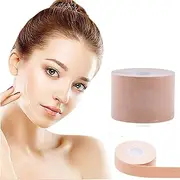 CUBETA Face Tape, Face Lifting Tape, Skin Tone Tape for Relaxing Face Muscles, Two Rolls 2.5cm*5m