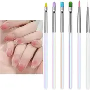Nail Brush Set - Acrylic Nail Brush,Dotting Stamping Gel Polish Painting Tool for Art Home Salon Beginners Professional for Manicure