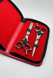 Mediwolrd 6" Matt Finish Barber Scissors Set Hair Salon Shears Kit Best Scissors