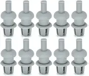 GUERBEIS 10pcs Parcel Shelf Clips Fit for Skoda, Fabia 5J Octavia 1U Roomster 5J 1997–2012 Gray Boot Hanger Hook 98 99 10 11 Cord String Luggage Shelf Clips