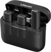 Ulanzi J12 Wireless Lavalier 2-in-1 Microphone Set with 800mAh Charging Case for Smartphones/Tablets